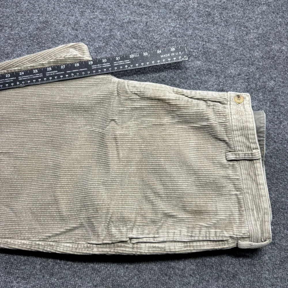 Woolrich Corduroy Pants Mens 38x30 Tan Beige Straight Leg Outdoor Retro